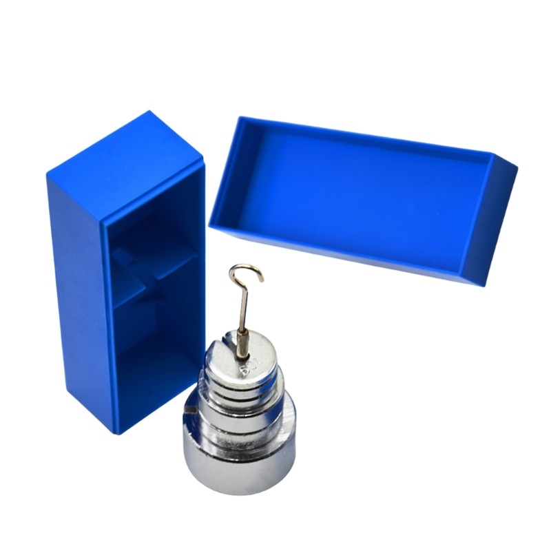 Cc Metal Slotted Weights รวม 6 น้ําหนักรวม 350g Slotted Mass พร้อมที่แขวนสําหรับฟิสิกส์ในห้องปฏิบัติ