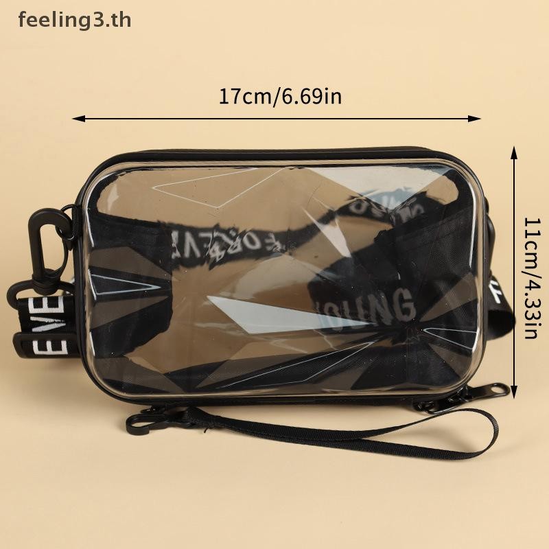 { Hair Fashion } Fashion Transparent Crossbody Bags Womens Bag Trend Totes Handbag Shoulder Bag Suitcase Purse Clutch Bag.
