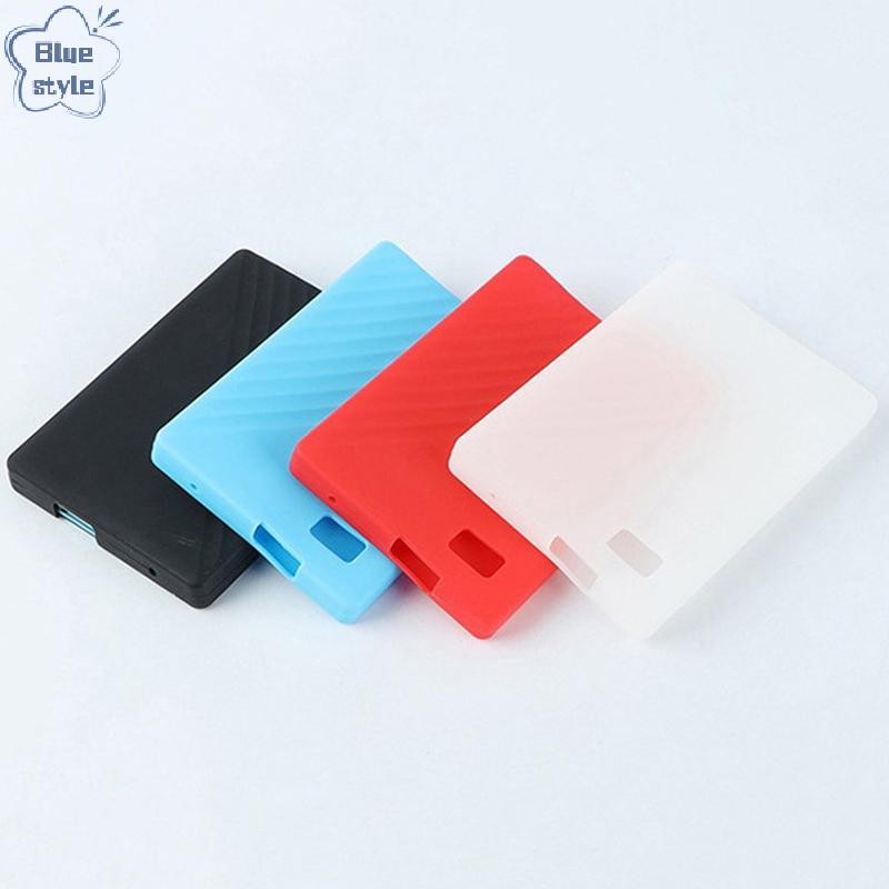 Bluestyle ซิลิโคน HDD Case กระเป๋าป้องกันฮาร์ดดิสก์ไดรฟ์แขน Protector ผิวสําหรับหนังสือเดินทางของฉัน 4T 5T ใหม่