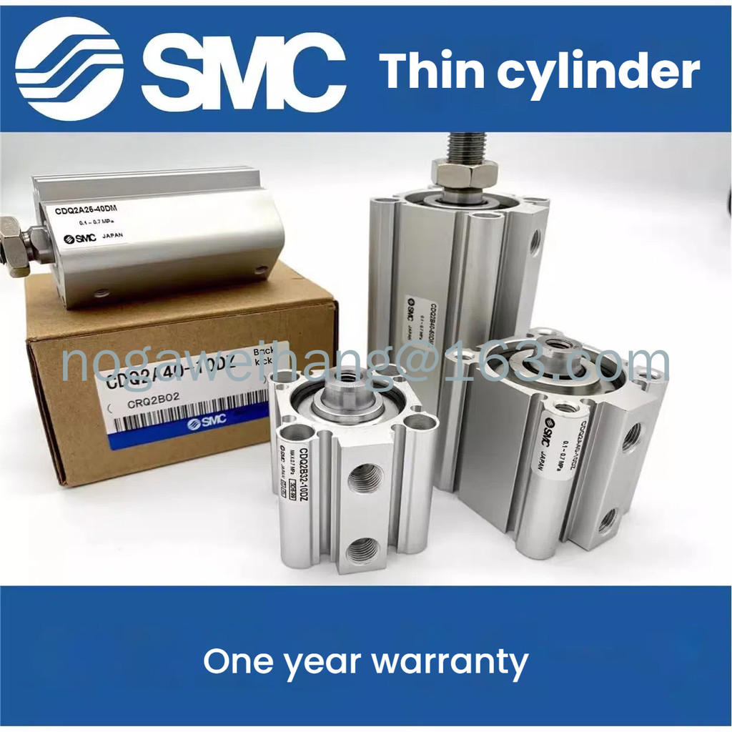 Smc กระบอกบาง CQ2B CDQ2B32/40-5-10D-15D-20D-25D-30D-35D-40D-50D/DMZ (ในสต็อก)