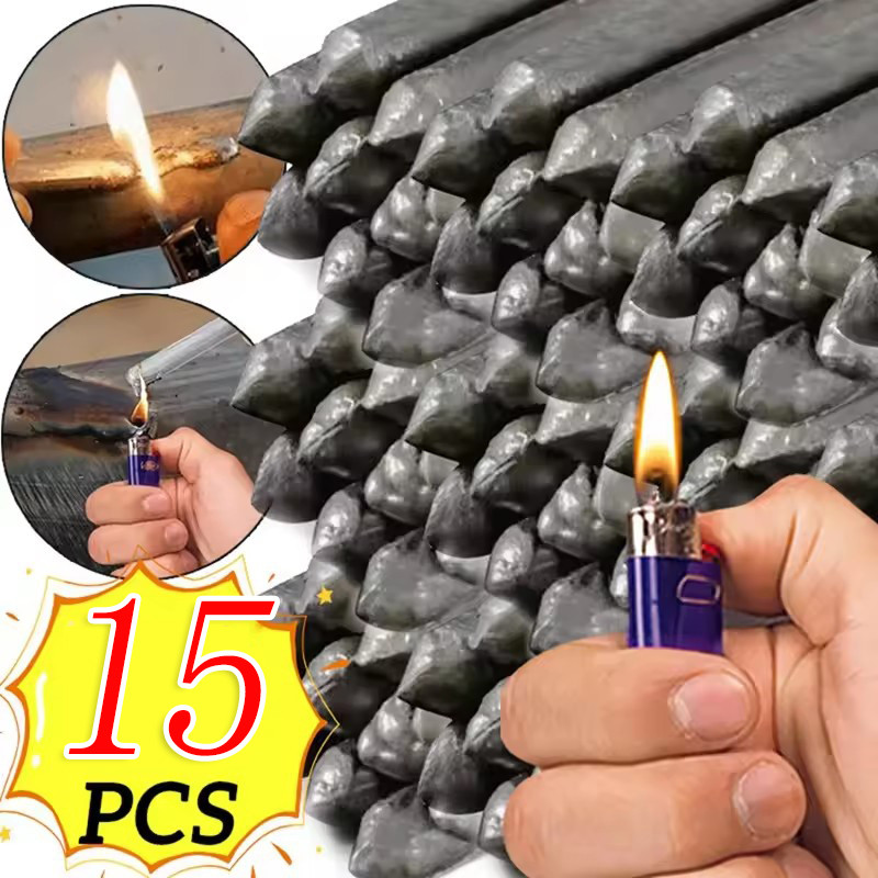 3/15 ชิ้น Easy Melt แท่งเชื่อมอุณหภูมิต่ํา - Universal Repairing Solder Rod - สําหรับอลูมิเนียมสแตนเลส