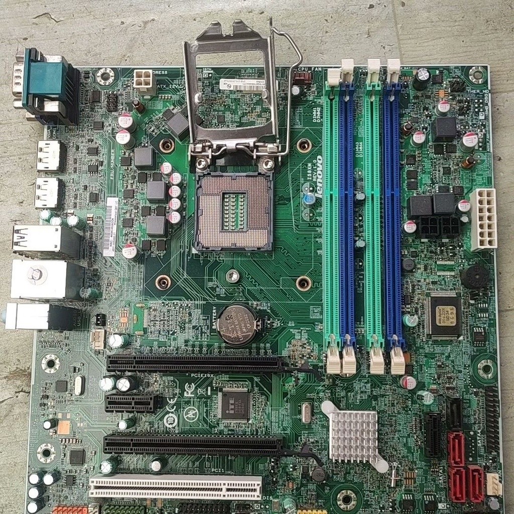 ราคาถูกเมนบอร์ดคอมพิวเตอร์เดสก์ท็อป Lenovo Q45, G41 ของแท้ รุ่น H61, Q75