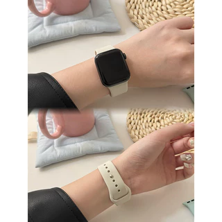 สายยางซิลิโคนกีฬา สายยางนุ่ม for Smart Watch Series 11 10 9 8 7 6 5 4 SE IWatch Ultra 3 2 49 มม 46 45 44 42 41 40 38 มม