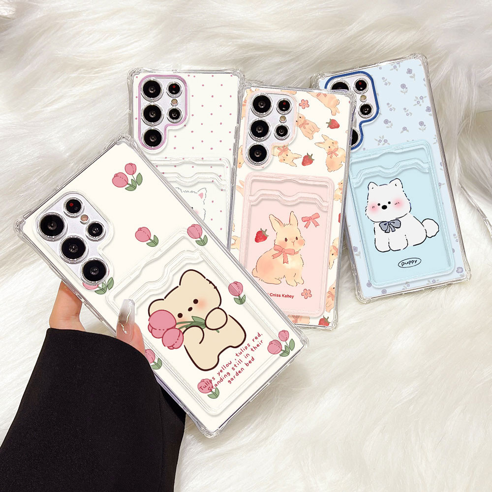 Card Holder เคส For Samsung A56 5G A36 A26 A16 A15 A06 A05 A05S A55 5G A12 A54 A34 A35 A52s A25 A22 A23 A53 A14 A13 A73