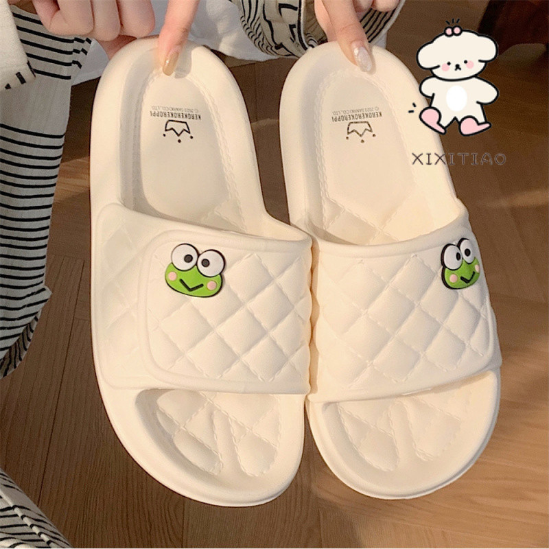 Xitiao Home EVA Soft-Soled รองเท้าแตะ Joint Sanrio Mung Bean กบรองเท้าแตะฤดูร้อนรองเท้าแตะ
