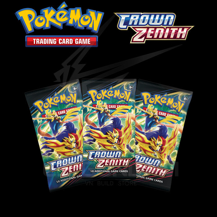 Pokemon TCG Crown Zenith Booster Pack - สินค้าอเมริกาแท้ - Nintendo