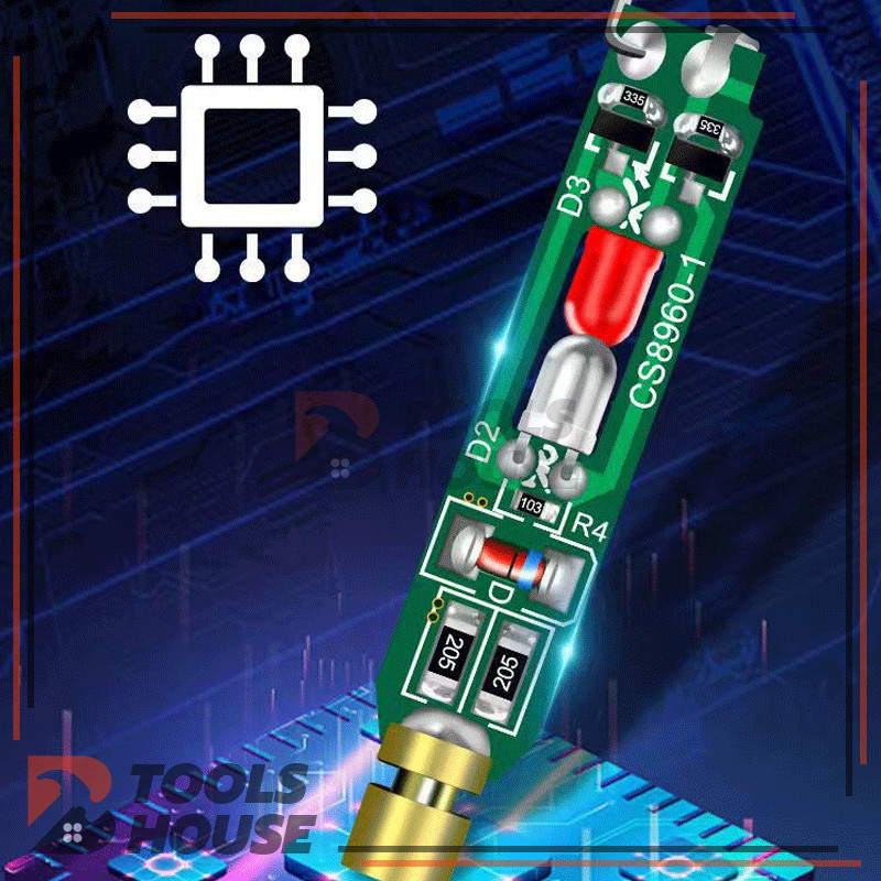 ไขควังวัดไฟ แบบไม่สัมผัส โวลต์มิเตอร์ เครื่องตรวจจับพลังงาน ปากกาไฟฟ้า ง่ายต่อการพกพา ความสะดวกในการใช้งาน - รูปที่ 7