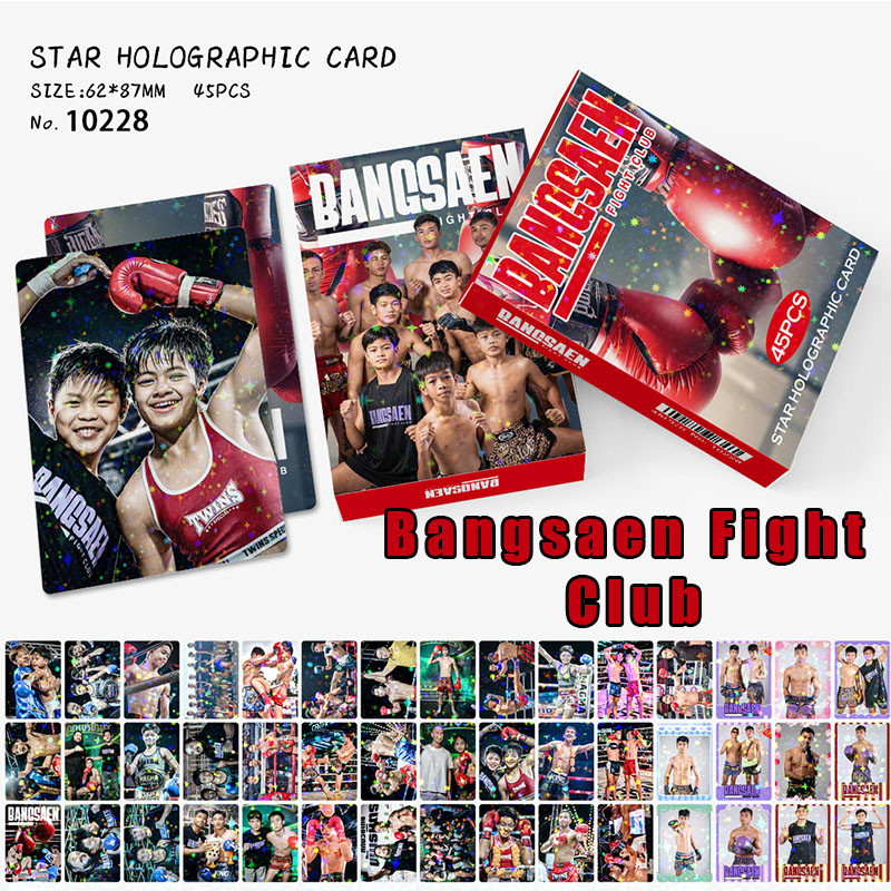 92 ชิ้นการ์ดโลโม่ Bangsaen Fight Club การ์ดโฮโลแกรม Bangsaen Fight Club