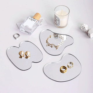 อะคริลิคเงิน Mirro เครื่องสําอางขาตั้งจอแสดงผล Reflection Bo…