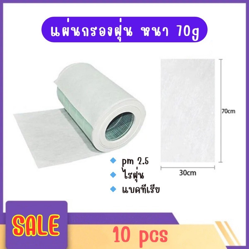 🍅 แผ่นกรองอากาศ PM2.5 กรองแอร์ Filter Hepa แผ่นใหญ่ ใช้แล้วทิ้ง ผลิตจากผ้าฝ้ายคุณภาพ 🍅