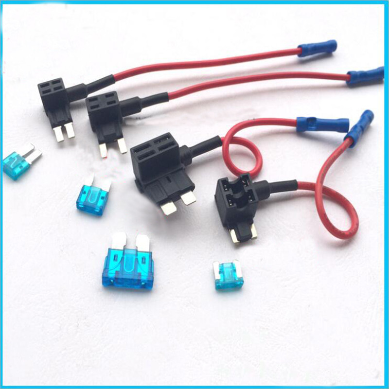 Micro / Mini / Standar Fuse Add-a-circuit TAP ATM APM10A Blade Car Fuse 12V Fuse Holder