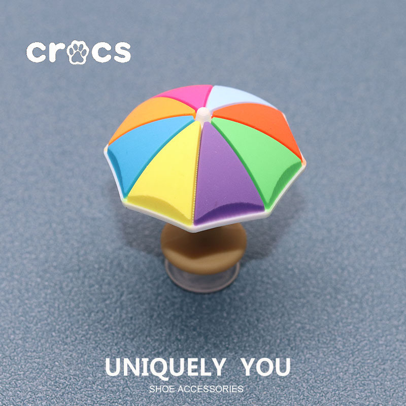 Crocs JIbbitz กัปตันอเมริกา JIbbitz Pizza Planet รองเท้าหัวเข็มขัด charm Crocs การ์ตูนโบว์อุปกรณ์เสริมรองเท้า