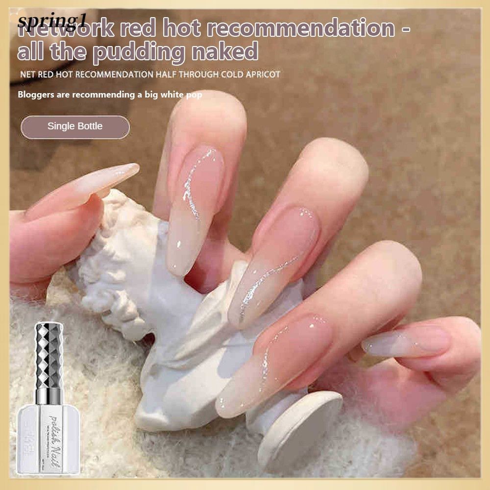 ✨ Annies Pudding Naked Nail Gel Opal Gradient Ice Transparent Nude Color Phototherapy Glue Nail Art 