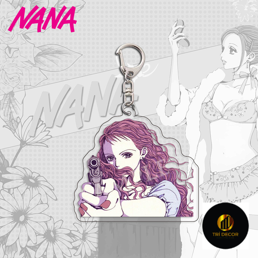 พวงกุญแจอุปกรณ์ต่อพ่วงที่แตกต่างกันในโลก Nana, Nana Osaki HD สองด้าน Nana Komatsu Nana