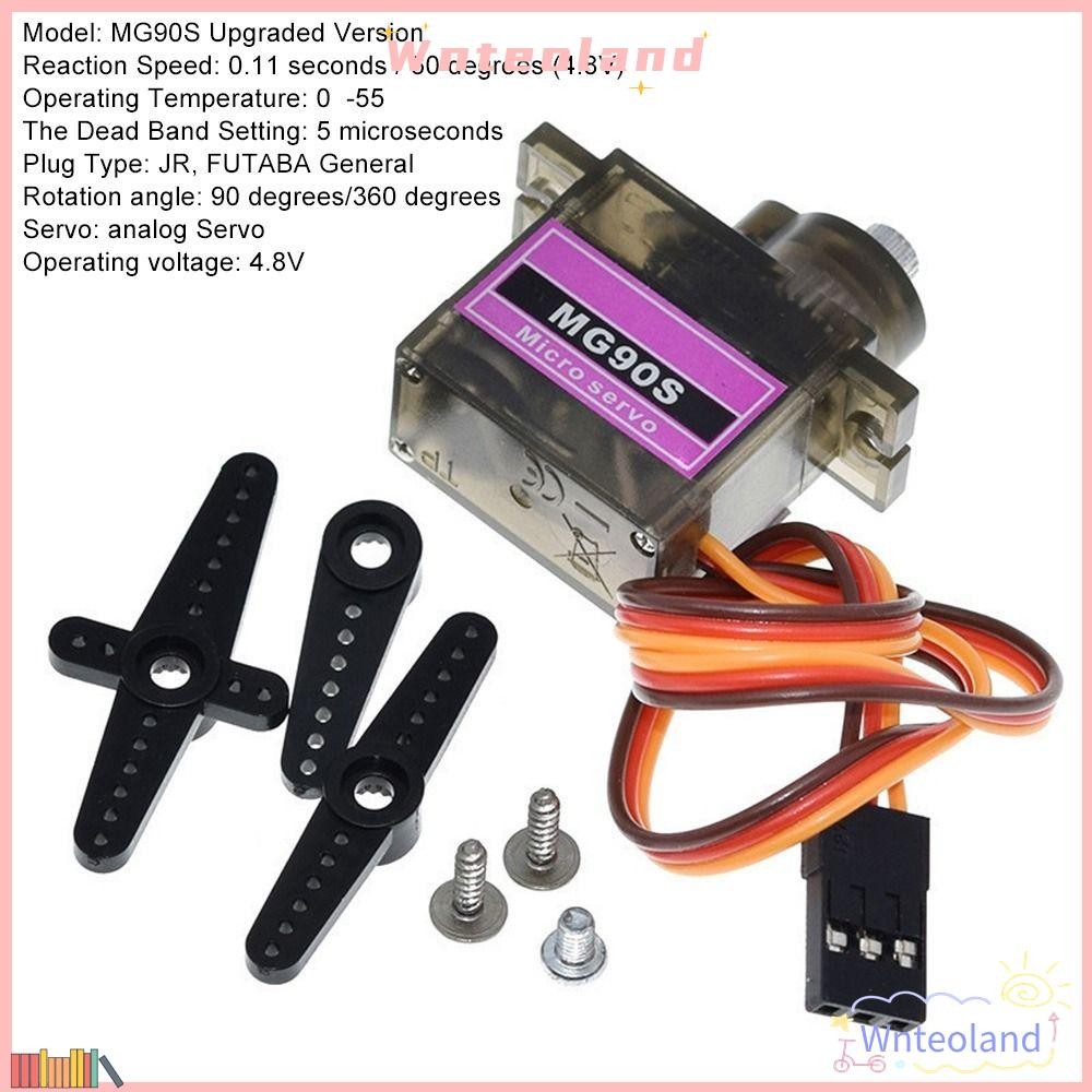 Wnteoland MG90S Micro 9G Trex 450 สําหรับเฮลิคอปเตอร์ Rc 9G Servo