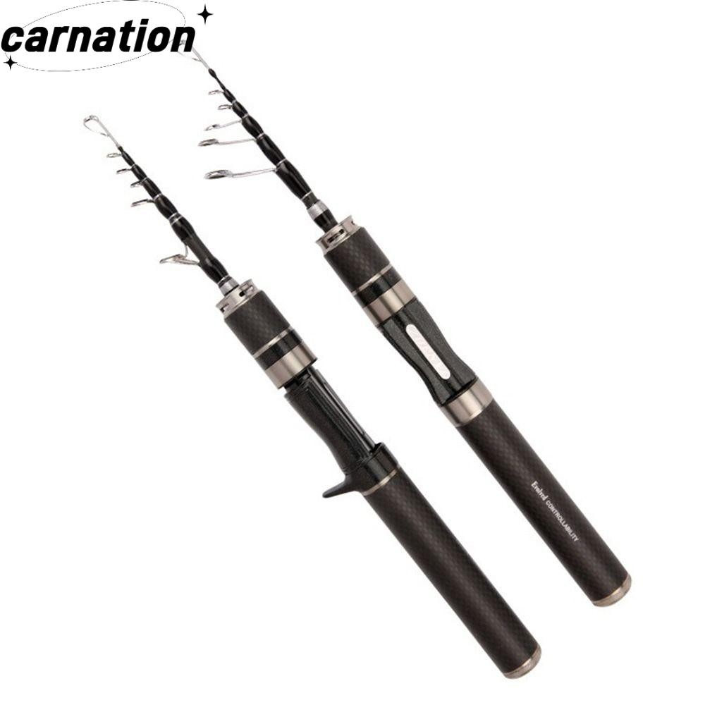 Carnation ชุดเบ็ดตกปลา, Spincast Fishing Reel Telescopic Fishing Rod ชุด, เด็ก Casting Rod Ultra สั้น 1.5m-1.8m Feeder Rod Combo ตกปลา