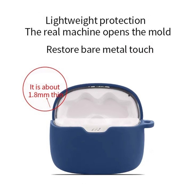 CH หูฟังกรณีกันกระแทกฝาครอบที่อยู่อาศัยผิวยามล้างทําความสะอาดได้เชลล์ปลอดภัยจากอุบัติเหตุ Drop สําหร