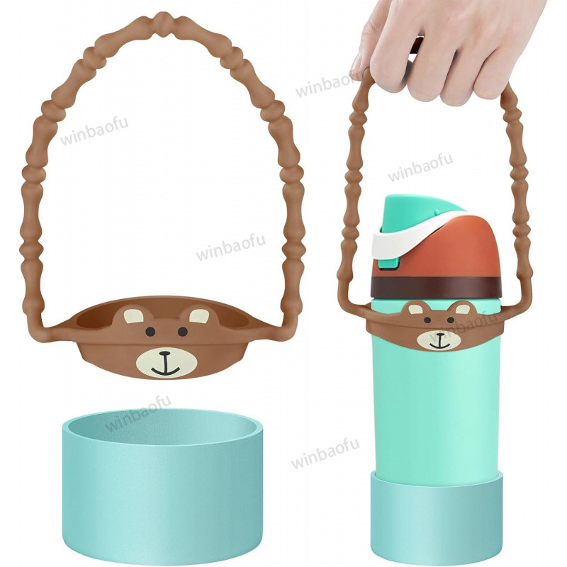 Owala 14oz 16oz บูตซิลิโคนพร้อมชุดสายรัดขวดสําหรับอุปกรณ์เสริม Owala, สายรัดขวดน้ําเข้ากันได้กับ Owa