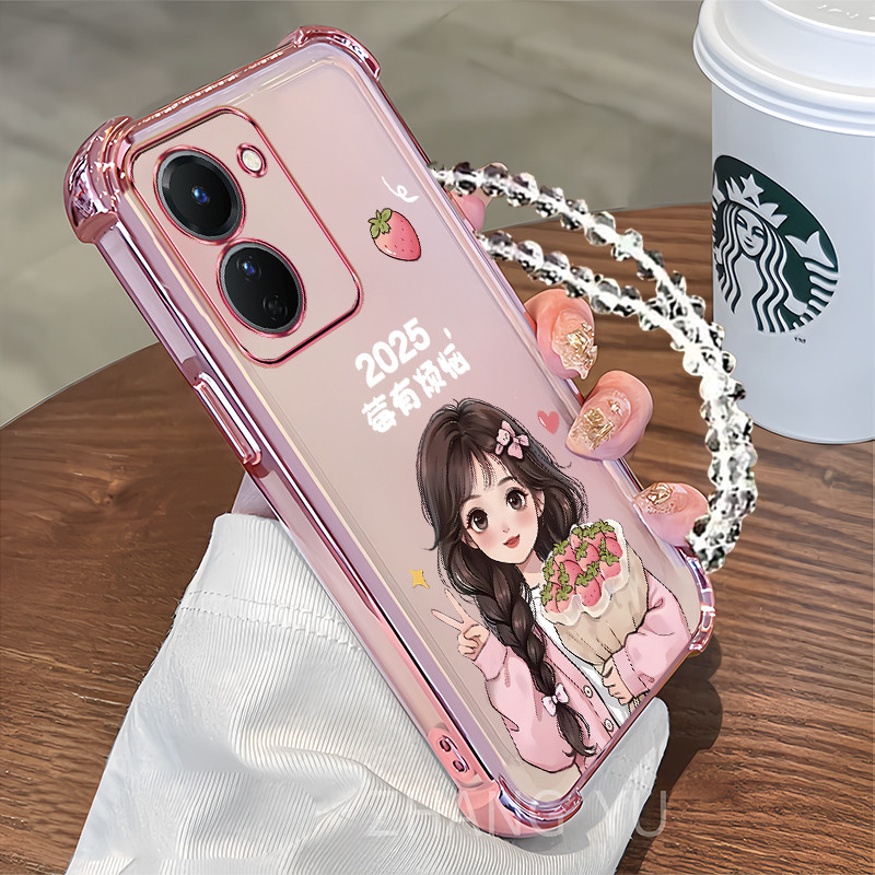 ปลอก VIVO Y27 5G Y36 4G Y27S V2232 V2247 V2302 เคสโทรศัพท์สําหรับใหม่ซิลิโคนสี่มุมป้องกันการตก MFN