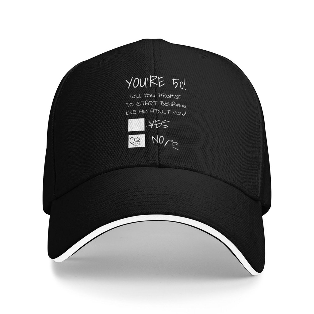 ตลก 50Th Birthday Gag Idea 50 Years Old Joke Present Good Baseball Cap