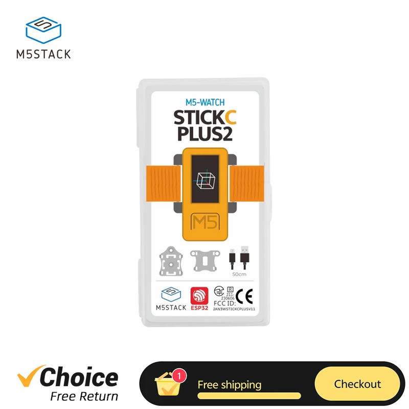 M5Stack M5StickC PLUS2 ESP32-PICO Mini IoT Development Kit IR และ WiFi 1.14 นิ้ว TFTScreen IoT Controller