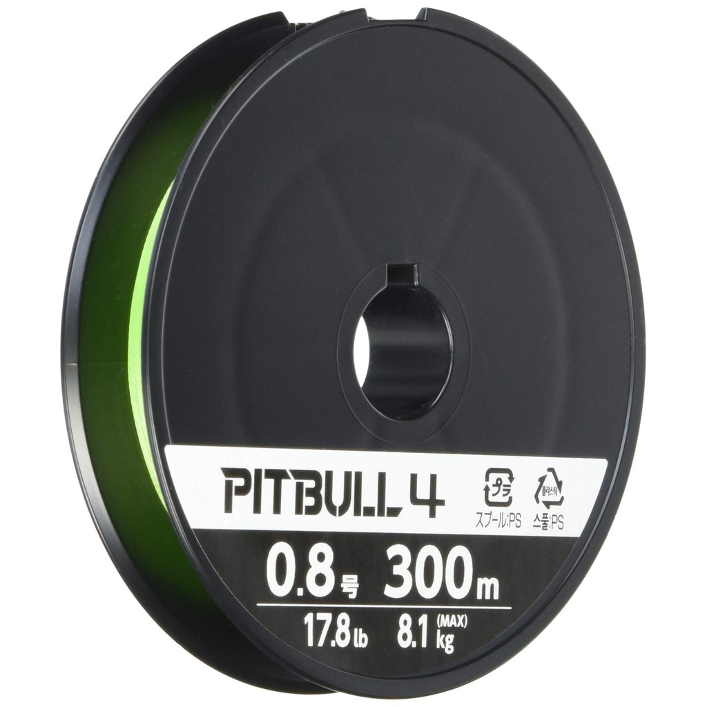 Shimano Pitbull 4 Fishing Line 300m - Lime Green