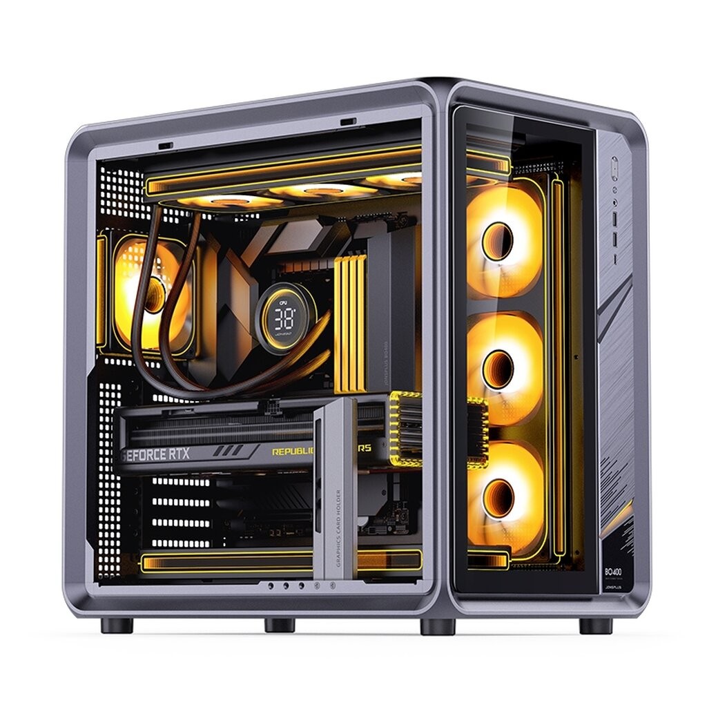 JONSBO BO400 Aluminium Frame Tempered Glass Full-Tower Case รับประกัน 1ปี ศูนย์ไทย