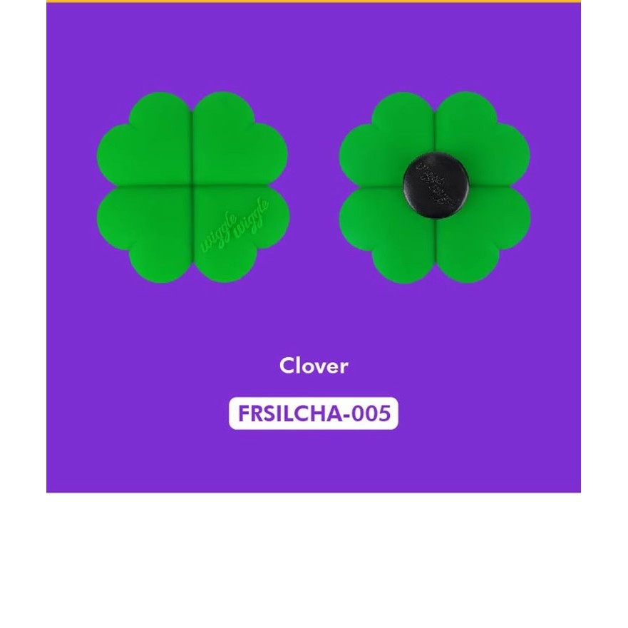 Jibbitz Charms DIY 3D jibbitz crocs Cherry Bear jibbitz crocs เกาหลี Four-leaf clover คุณภาพสูง