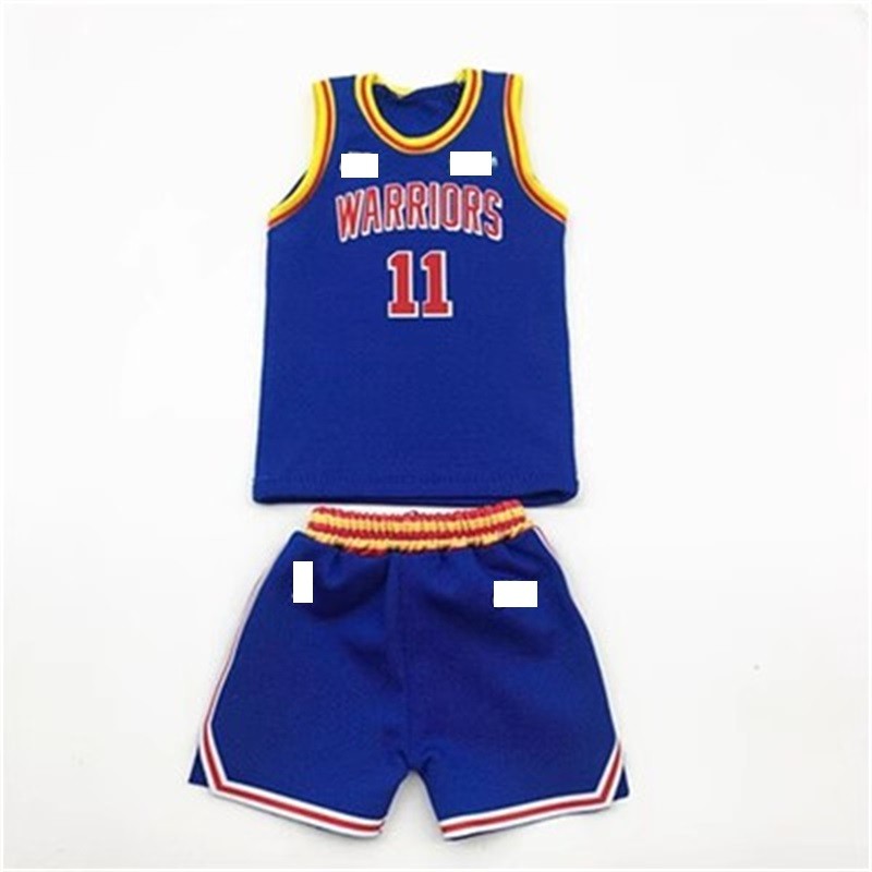 [ระดับไฮเอนด์] สต็อกพร้อม 1/6 Soldier Warriors Thompson No. 11 Blue Jersey Retro Away Jersey รุ่น