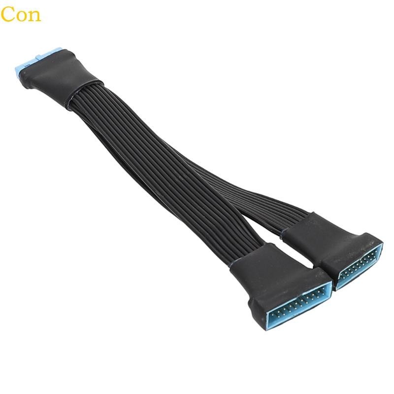 Con สายเคเบิลต่อขยาย USB3 0 USB3 0 19 20 Pin ตัวผู้ เป็นตัวเมีย 15 ซม. 5 9 นิ้ว