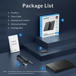 ORICO HDD Case SATA to USB3.1 HDD Enclosure สําหรับ 2.5 HDD SSD 6Gbps รองรับความเร็ว UASP(2526)
