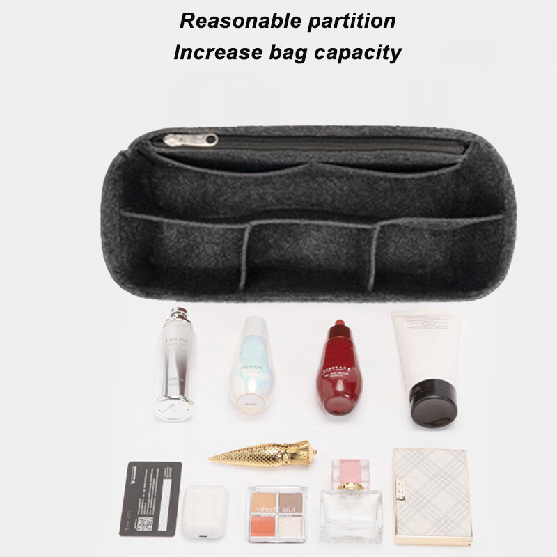 Evertoner กระเป๋าผ้าสักหลาด สําหรับ GW CANVAS TOTE Bag Organizer Inner Purse Bag Shaper