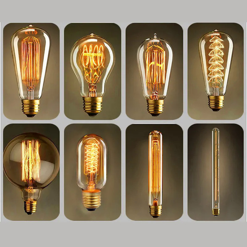 Dimmable Edison Light Bulb E27 40W 220V Retro Vintage Edison Bulb Incandescent Ampoule Bulbs Vintage