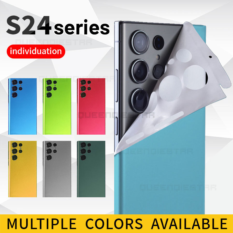 ฟิล์มสติกเกอร์ ด้านหลัง ป้องกันรอยขีดข่วน พรีเมี่ยม สําหรับ Samsung Galaxy S25 Ultra S24 Ultra S23 Ultra S22 S24 Plus S23 Plus ฟิล์มไฮโดรเจลกันรอยหน้าจอ