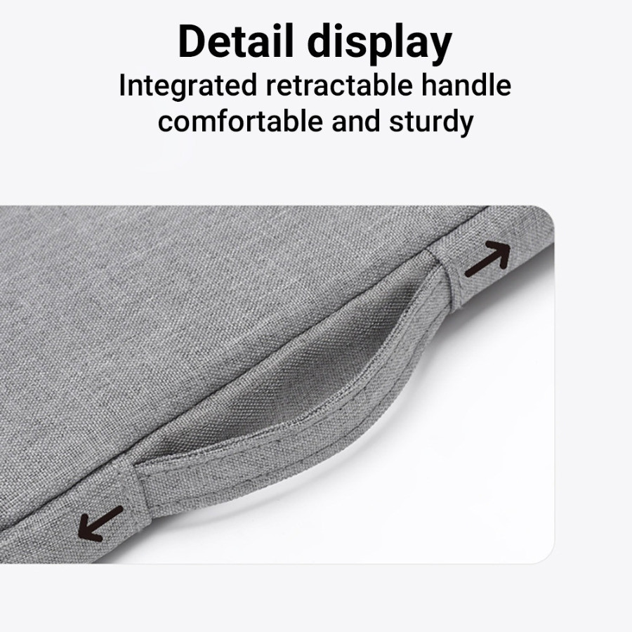 [ส่งไว พร้อมส่ง] กระเป๋า ใส่ Notebook Tablet Laptop แท็บเล็ต แล็ปท็อป ขนาด 11 11.6 13.3 14 15.6 นิ้ว มีหูหิ้ว กันน้ำ - รูปที่ 3