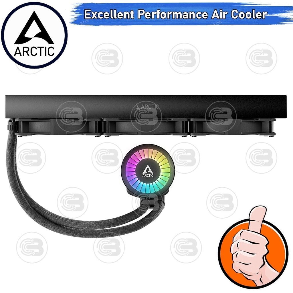 [CoolBlasterThai] ARCTIC Liquid Freezer III 420 A-RGB Black (All-In-One CPU Water Cooler) (LGA1851/1700/AM5/AM4)