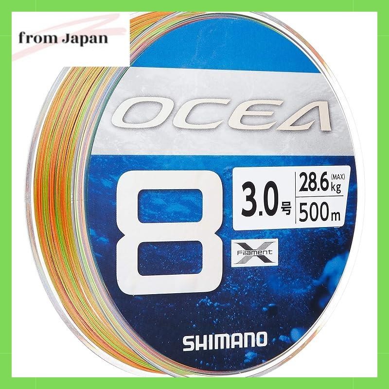 SHIMANO Line O'Shea 8 500m 3.0 No. 5 Color LD-A91S Fishing Line No. 3