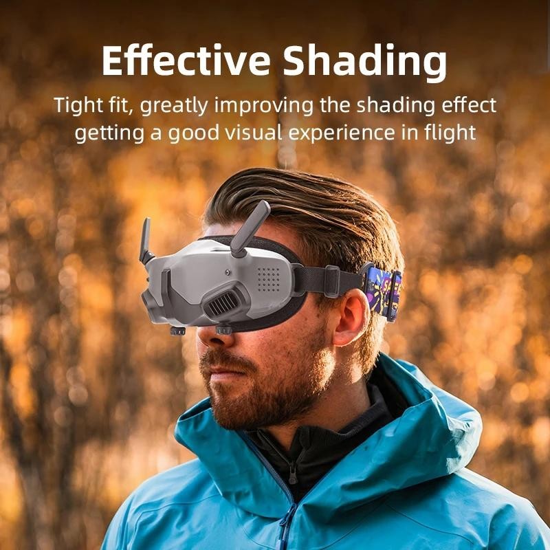แผ่นฟองน้ํารองตา แบบนิ่ม สําหรับ DJI Avata 2 Goggles 3