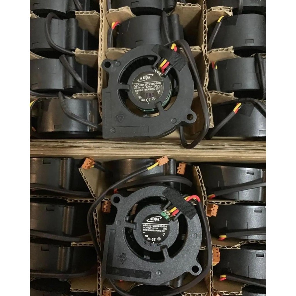 AB05012DX200600 พัดลมโบลเวอร์โปรเจคเตอร์ DC12V 0.15A 3 สายซ็อกเก็ตสีน้ําตาลสําหรับ BENQ MS614