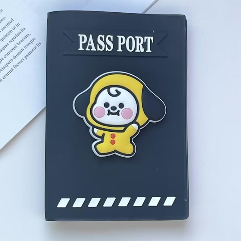 เคสป ้ องกันหนังสือเดินทาง BTS ที ่ ใส ่ หนังสือเดินทาง