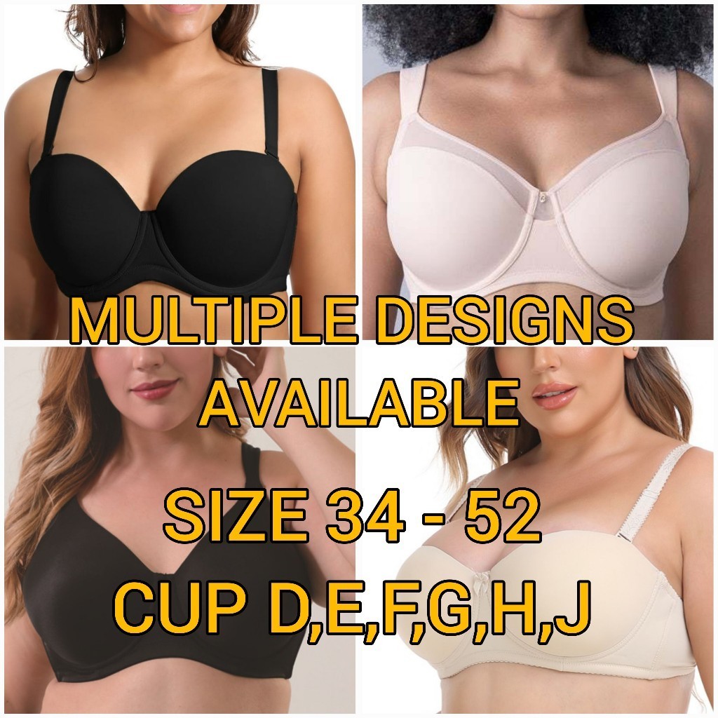 32B 32C 32D 32E 34F 38B 38C 38D 38F 38G 40C 40D 40F 40G 40H 42F 42G 44E 44F 44G 50C 50D ถ้วยใหญ่ bra