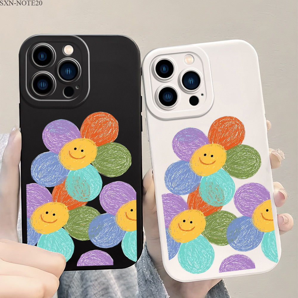 Samsung Galaxy Note 20 10 9 8 Lite Plus Ultra เคสซัมซุง สำหรับ Smiling Face เคส เคสโทรศัพท์