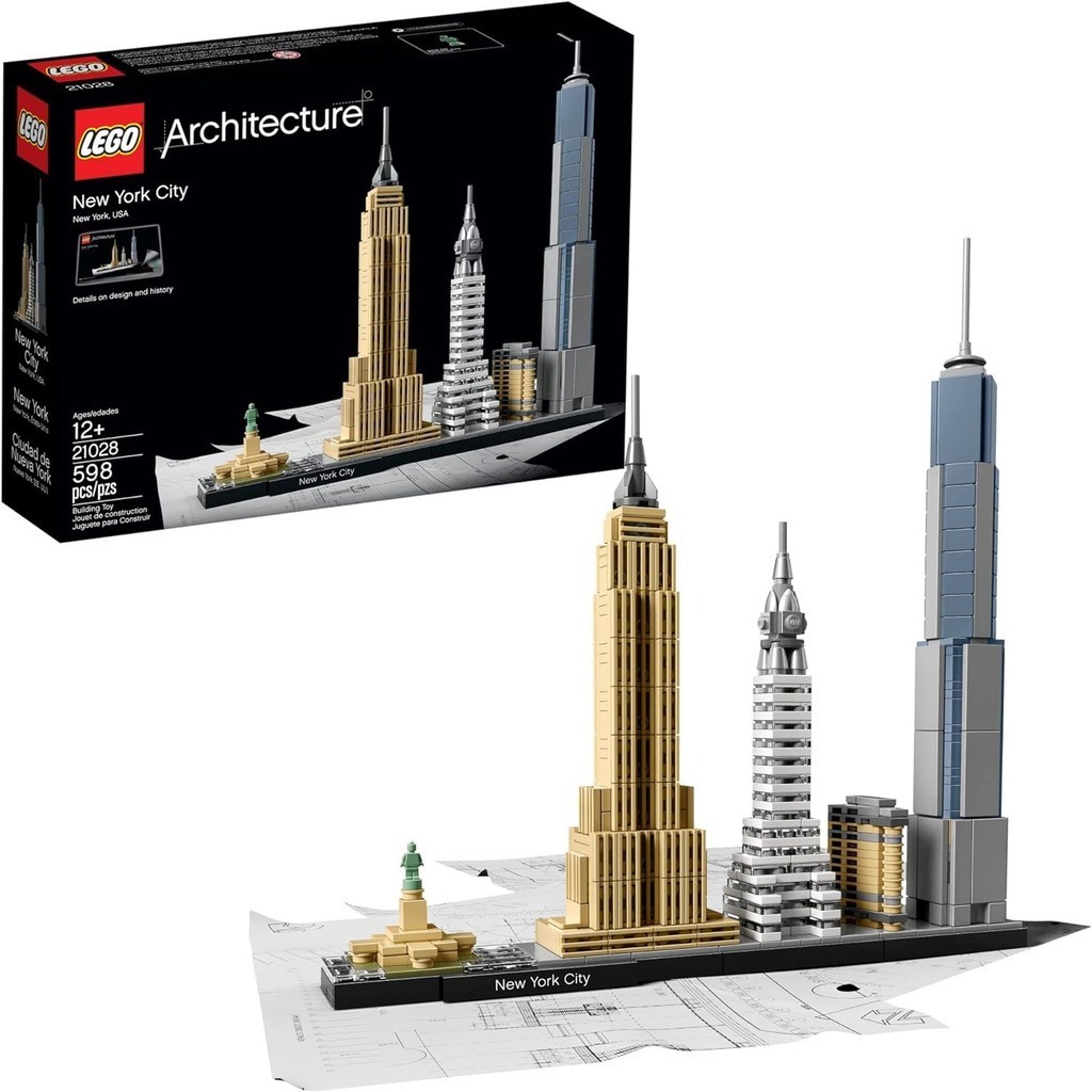 [Direct from Japan]LEGO Architecture New York City 21028 6135673 [Parallel import goods]