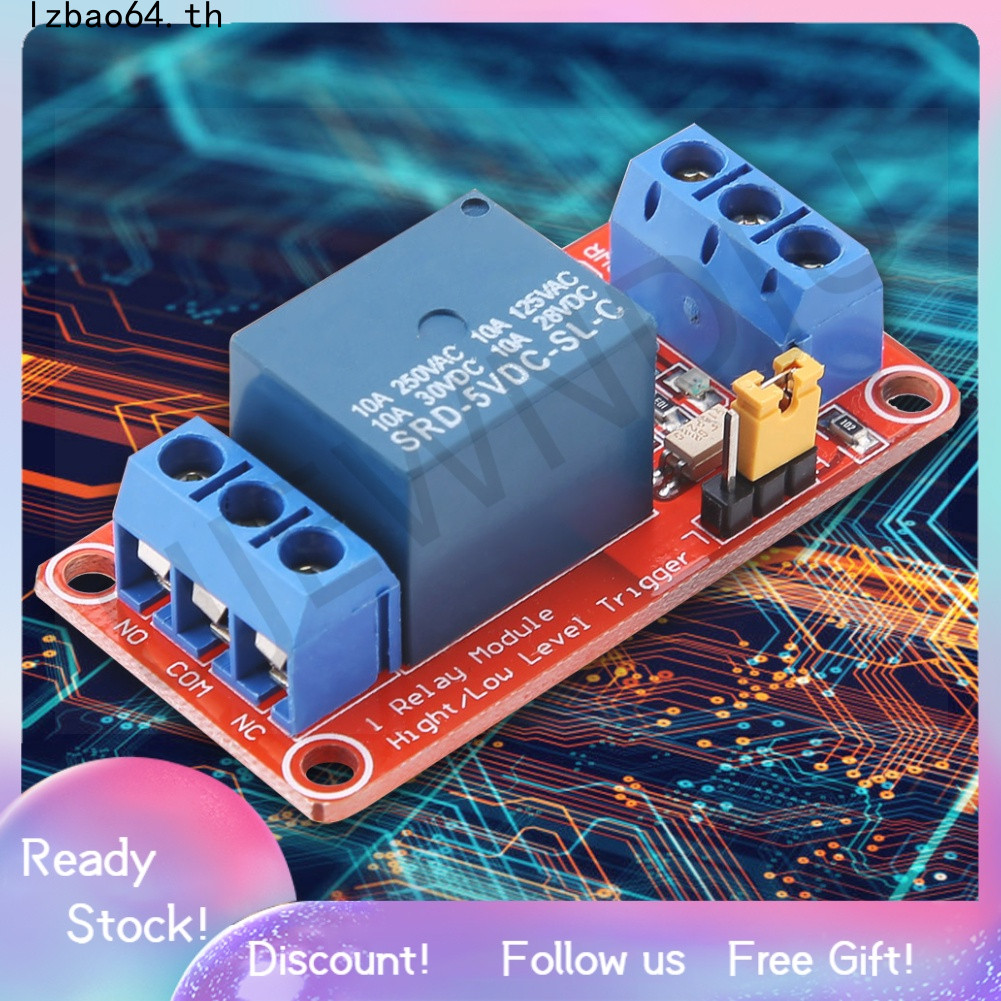 []1 Channel Optocoupler Relay Module Board High &amp; Low Trigger 5V/12V/24V