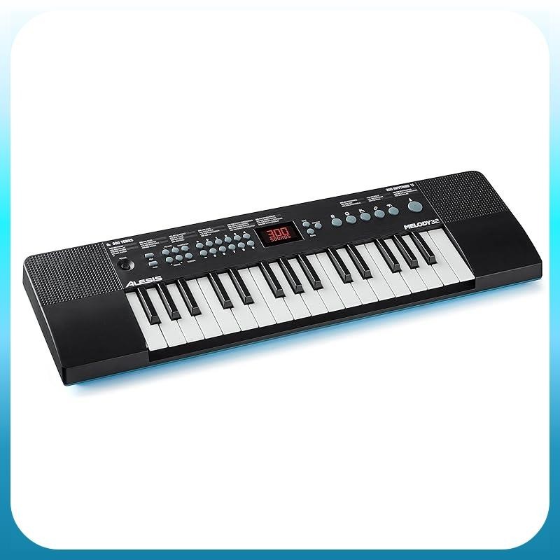 Alesis Electronic Keyboard 32 Mini Key with Built-in Speaker USB MIDI Keyboard Compact Melody 32