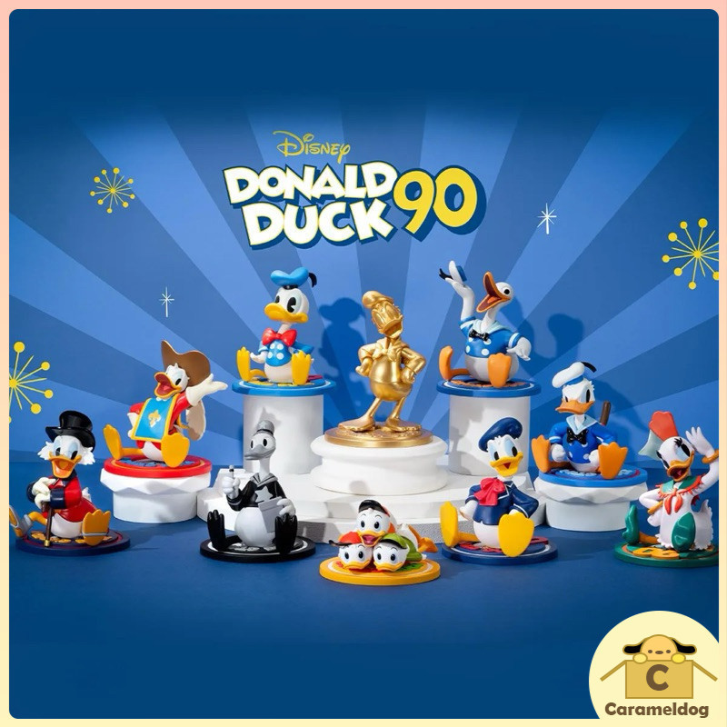 🦆พร้อมส่ง🦆 [แบบยกBox] Disney Donald Duck 90th Anniversary Series Figures Blind Box [ของแท้ POP MART]