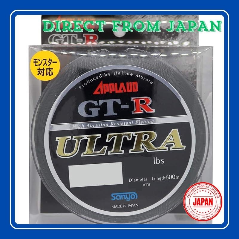 Sanyo Nylon Nylon Line Applode GT-R Ultra 600m 1.5 6lb สีเขียวเข ้ ม
