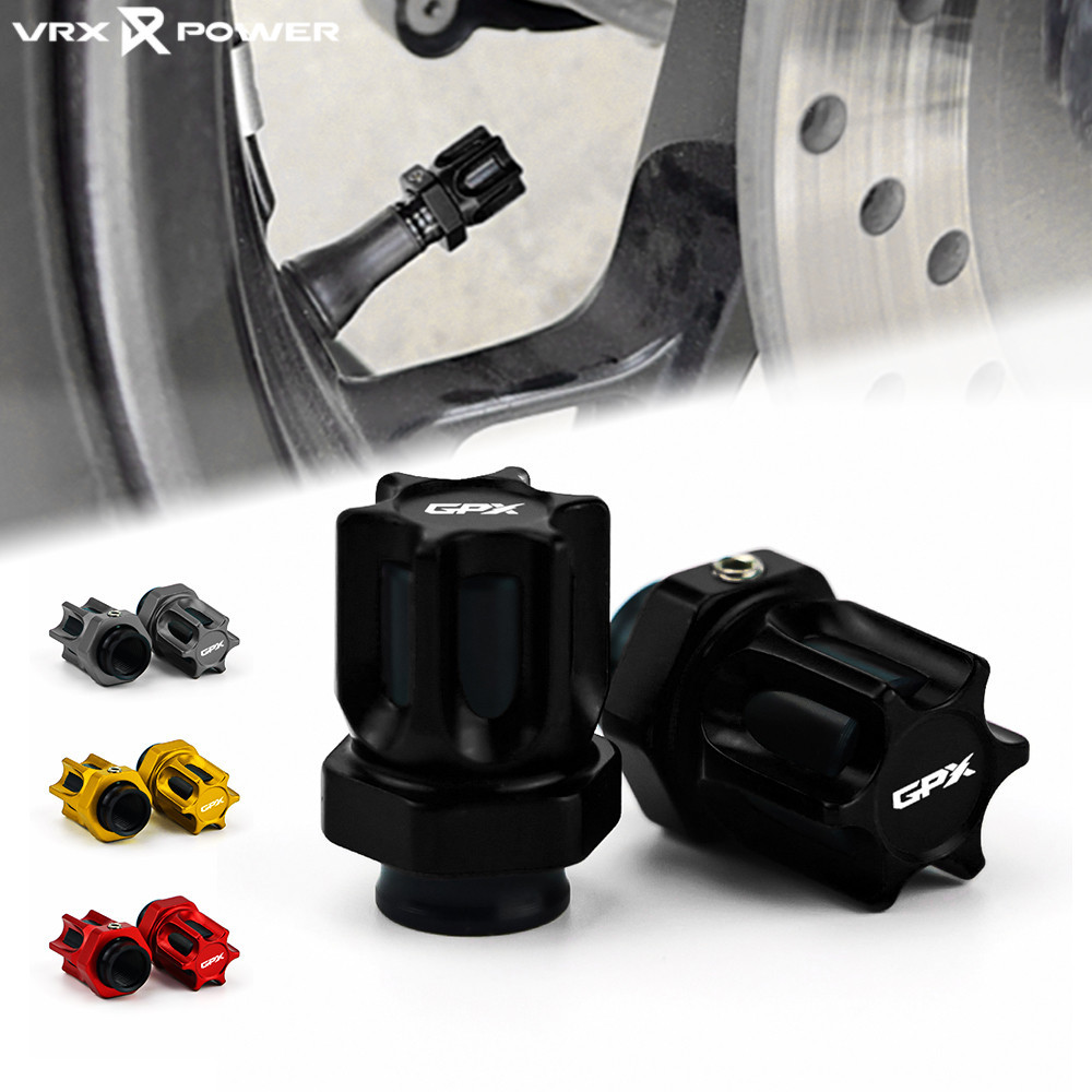 ฝาครอบวาล์วยางรถจักรยานยนต์ วสําหรับ GPX Demon GR200R 150GR Drone Tuscany 150
