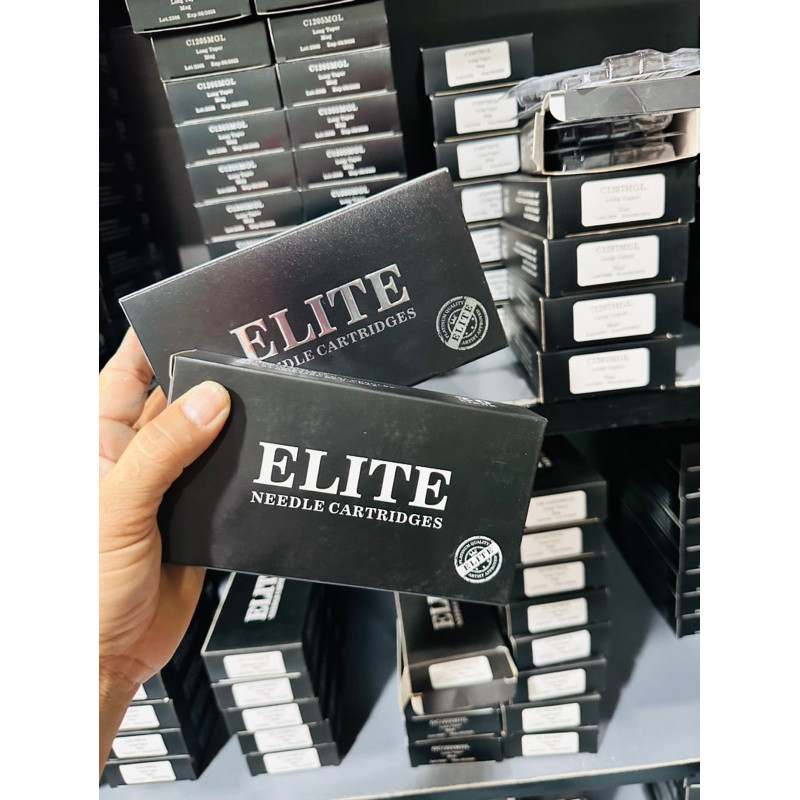 เข็มฮอก เข็มปากกาELITEกล่องดำRLT-MGL-CMM1กล่อง20เล่ม