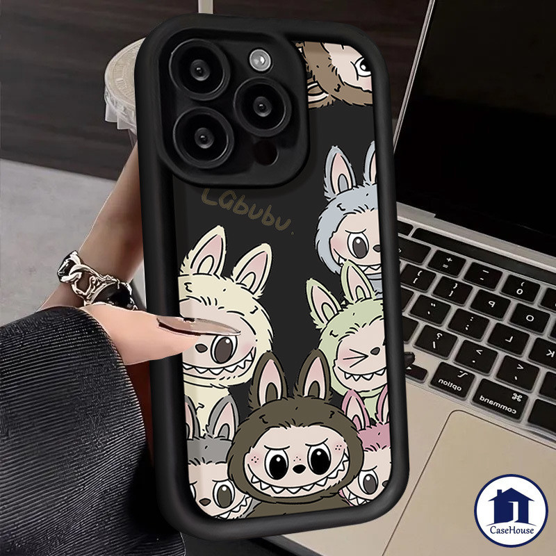 เคสนิ่มลายการ์ตูน Labubu สุดน่ารักสำหรับ infinix Hot 30 30i 40i 20 12 10 11 Play Smart 8 6 7 5 Note 30 12 Spark 10 20 GO
